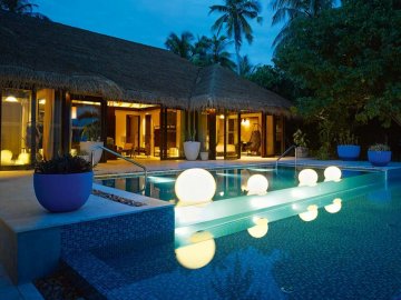 Beach Pool House Exterior