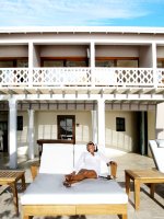 Curtain Bluff Spa Model & Sunbed