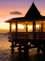 Halcyon Cove Warri Pier Sunset