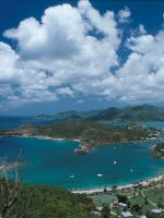 ANT101L View From Shirley Heights Of English Harbour